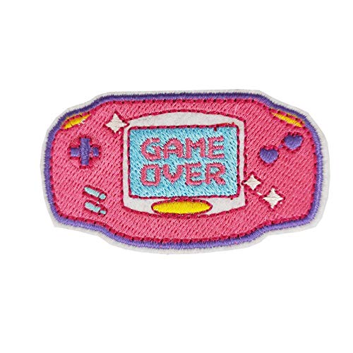 Cute-Patch Video Game Controller Embroidered Iron on Patch Funny Cute Meme Pin DIY - Image 1