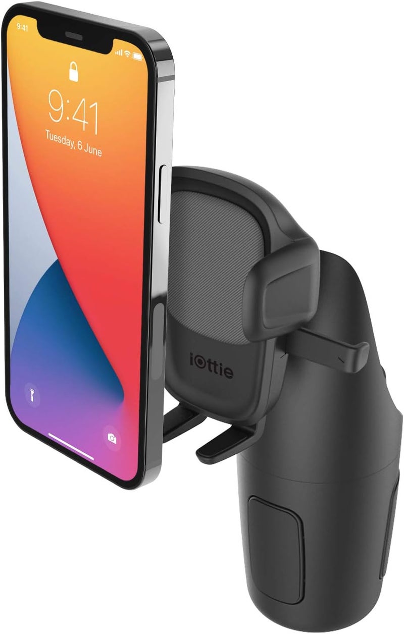 iOttie Easy One Touch 5 Cup Holder Car Mount Phone Holder For Iphone, Samsung, Moto, Huawei, Nokia, Lg, Smartphones - Image 1