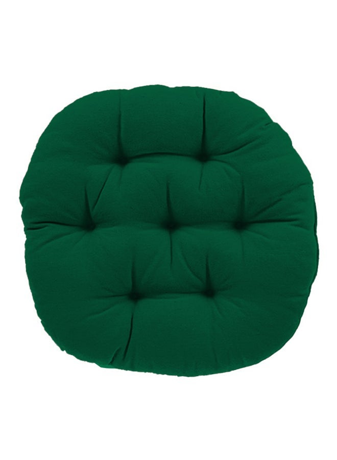 House One Square Soft Velvet Decorative Cushion Attractive Colors - Dark Green  - Image 1