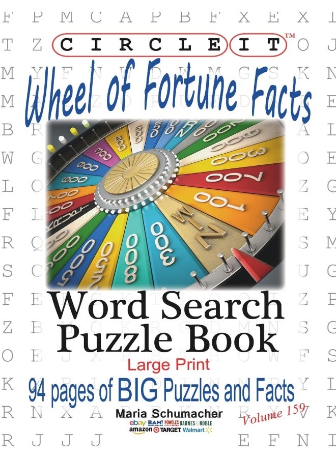 Circle It, Wheel of Fortune Facts, Word Search, Puzzle Book  - Image 1