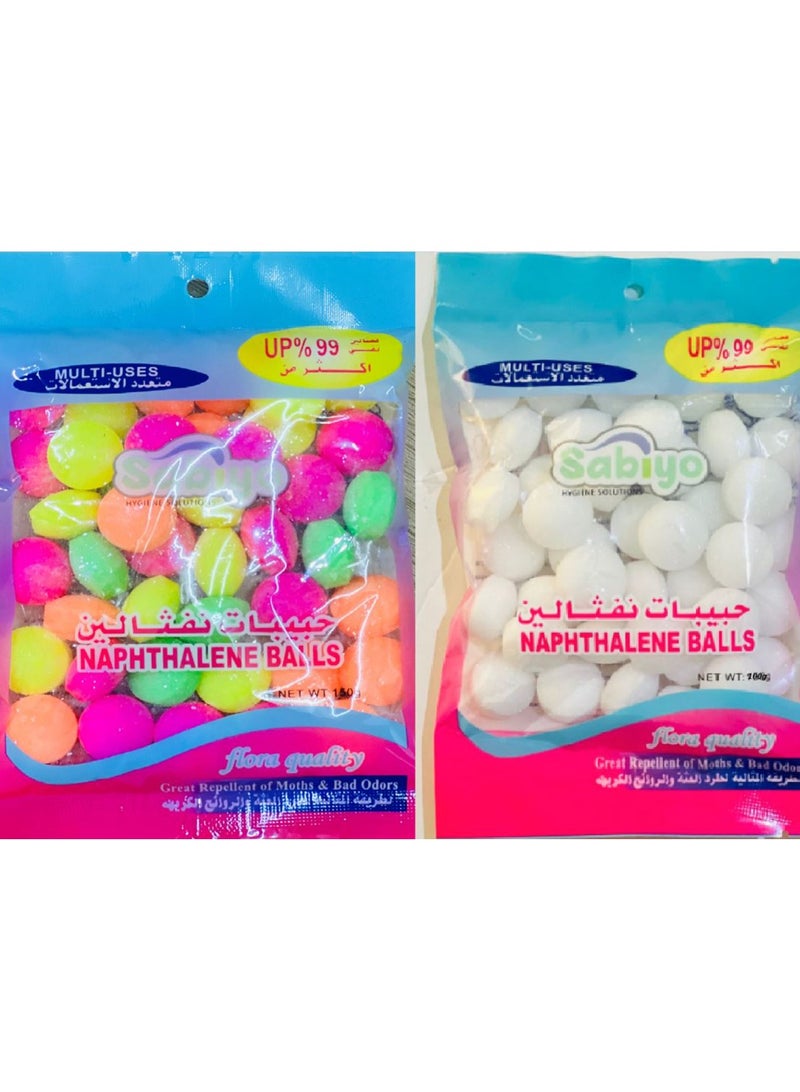 Generic Naphthalene Balls, Fragrance Balls (Pack of 2, 300gm) 
