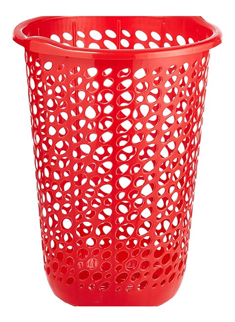 Excel Laundry Basket, Large 73 Cm, Red