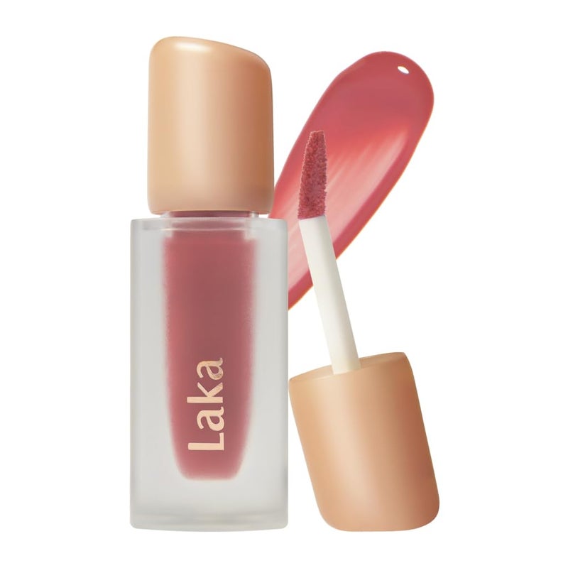 Laka Fruity Glam Tint, 4.5g/0.15oz, Glowing Lip Stain with Wide Color Spectrum, Hydrating & Lightweight Texture, Buildable Color, Non-Sticky, Vegan, K-Beauty (#103 Humming) - Image 1