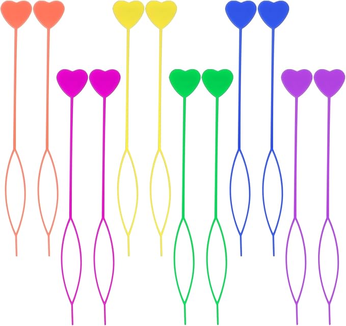 COMNICO 12pcs Quick Beader for Hair Braids Loading Beads Plastic Braid Stringer Ponytail Maker Hair Tail Beading Tools Kit for Kids Girls Colorful
