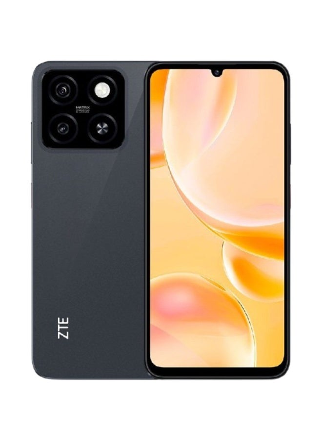 ZTE Blade A55 ( RAM: (4+8) 12GB + ROM: 128GB ), 6.75” 90Hz Large Display, IPS LCD, 5000 mAh Battery, 13MP Al Dual Rear Camera + 8MP Front Camera, Android 14, Starry Black - Image 1