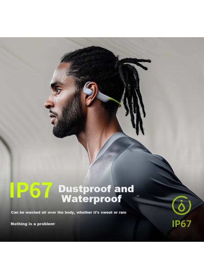 Langston Lanston Airwave Pro Bluetooth Earphones Wireless Bone Conduction Concept Sports Running Wireless Non-In-Ear Hanging Ear Style Cycling Suitable For Apple Huawei Xiaomi Purple Gold Hill - Image 3