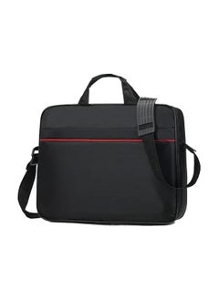 erorex Laptop 15.6 Inch Toploader Black Bag, Tablet Sleeve Case Slim Travel Handle Bag Durable Business Messenger Shoulder Bag  - Image 1