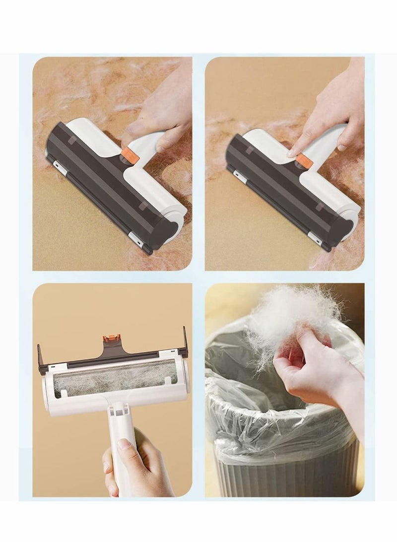 KASTWAVE Pet Hair Remover Roller for Furniture, Dog & Cat Fur Remover with Self-Cleaning Base, Efficient Animal Hair Removal Tool, Perfect for Furniture, Carpet, Car Seat, Couch - Image 3