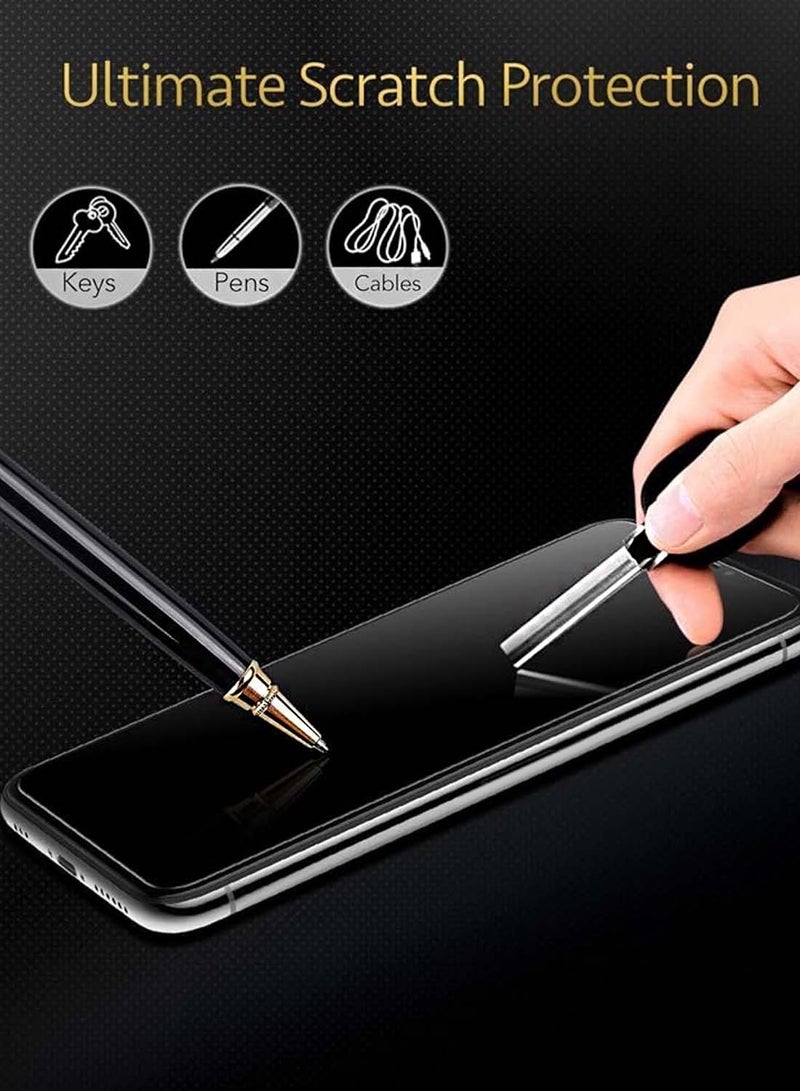 Apple iPad mini 5G (8.3 inch) (A17 Pro) 7th Generation 2024 CHAPPELINE Nano Ceramic Full Glue Full Cover Matte Flexible Screen Protector - Clear/Black