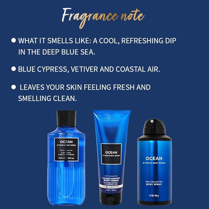 Bath & Body Works Ocean Ultimate Hydration Body Cream 226 g - Image 3