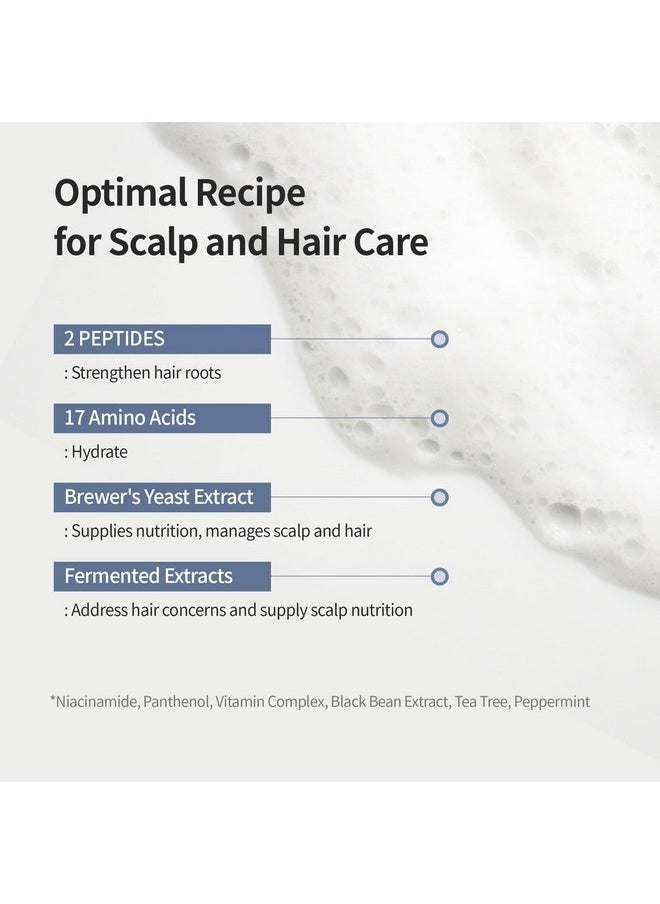 بينتون أمبولة BENTON Honest Scalp Nourishing Tonic - مصل مغذي لفروة الرأس متوازن الحموضة وخالي من الكحول مع الببتيد و17 حمضًا أمينيًا - لتكثيف الشعر وتقوية جذور الشعر، 3.38 أونصة سائلة.  - Image 3