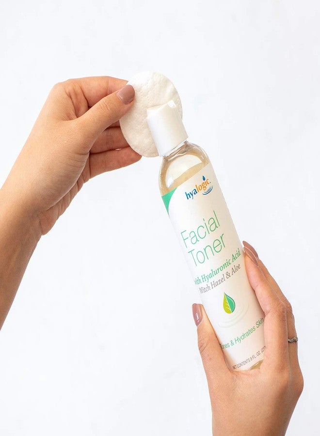 Hyalogic Witch Hazel Toner - Alcohol-Free Facial Toner with Hyaluronic Acid & Aloe Vera - Amazing Face Astringent for All Skin Types - Facial Toner to Boost Brightness & Softness (8 fl oz) - Image 3