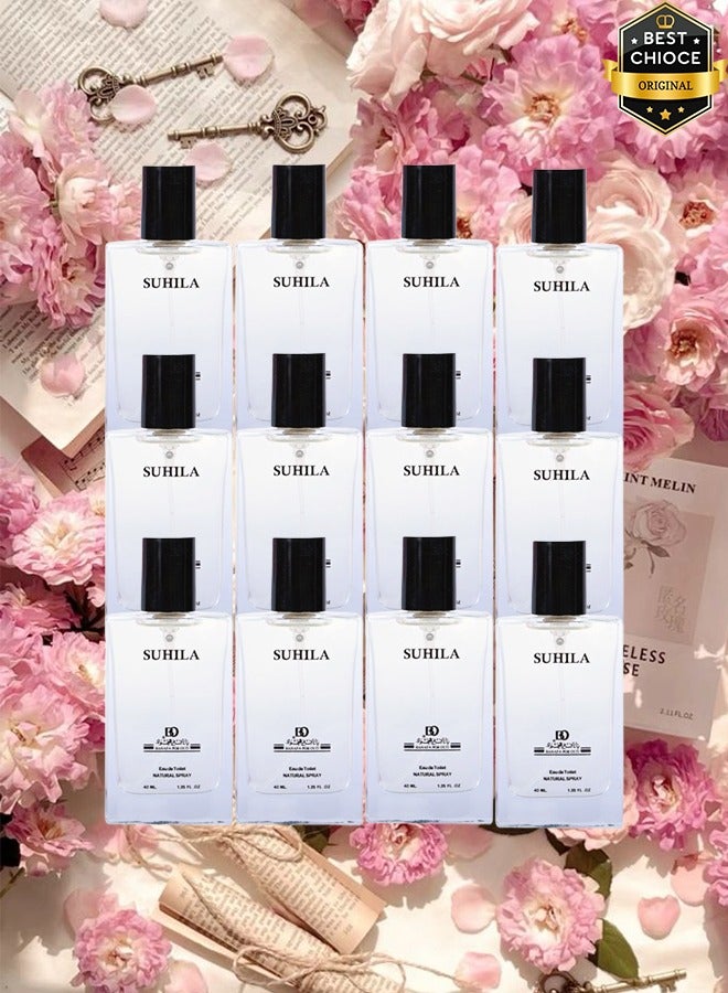 Banafa 12 Pieces Suhila Perfume 40ml EDT - Image 1