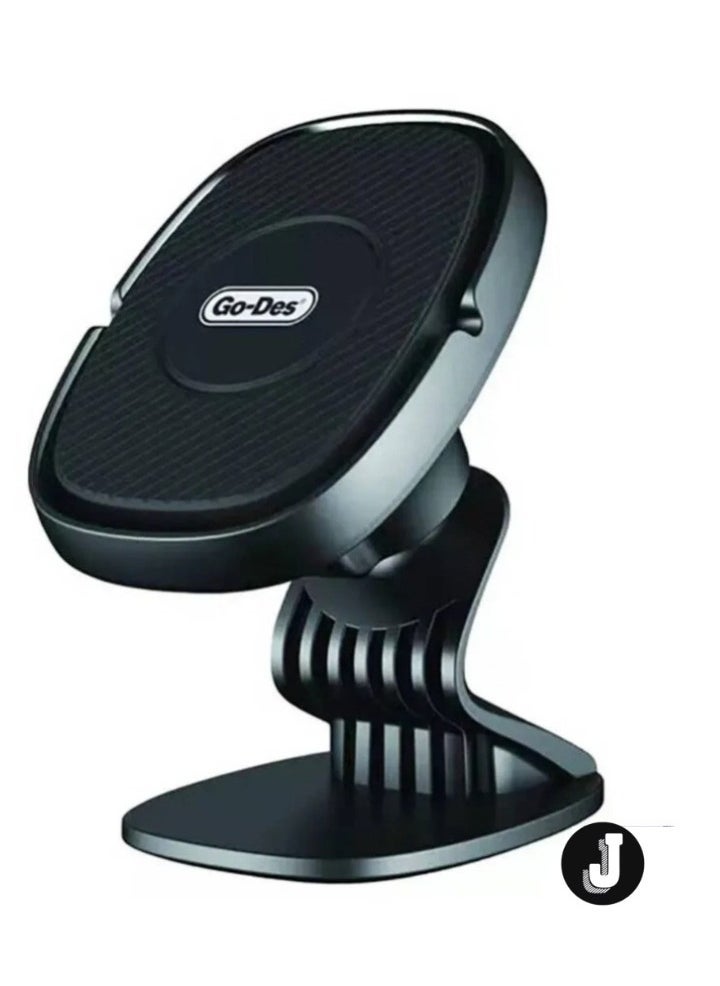 JAJEEK Car Phone Holder Magnetic Rotatable 2-in-1 Ventilation and Flat Floor Design – Universal Mount for iPhone, Android & More - Image 3