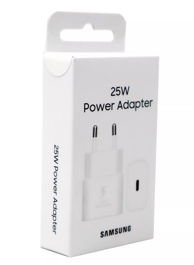 Samsung 25W USB-C Adapter Super Fast Charging Wall Adapter - White - Image 5