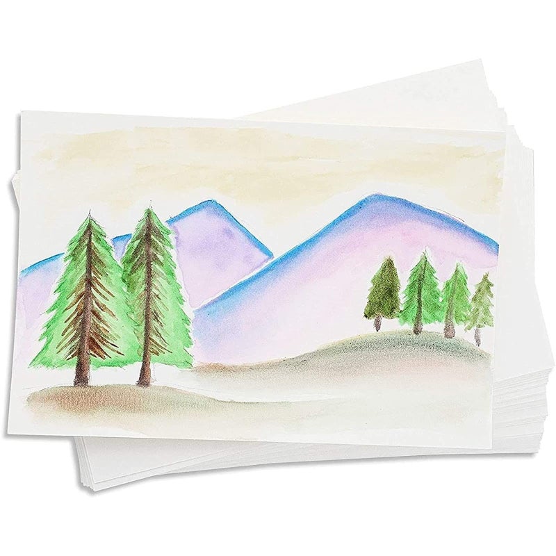 Paper Junkie بطاقات بريدية فارغة من بيبر جانكي - 50 حزمة، 4 × 6 بوصة، بيضاء - بطاقات بريدية فارغة للبريد وبطاقات ورق مائية - Image 5
