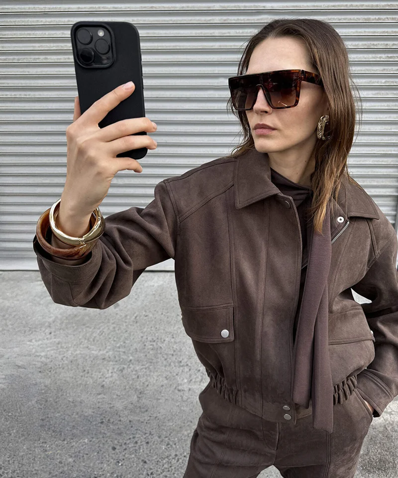 Ipekyol Suede-Effect Coat