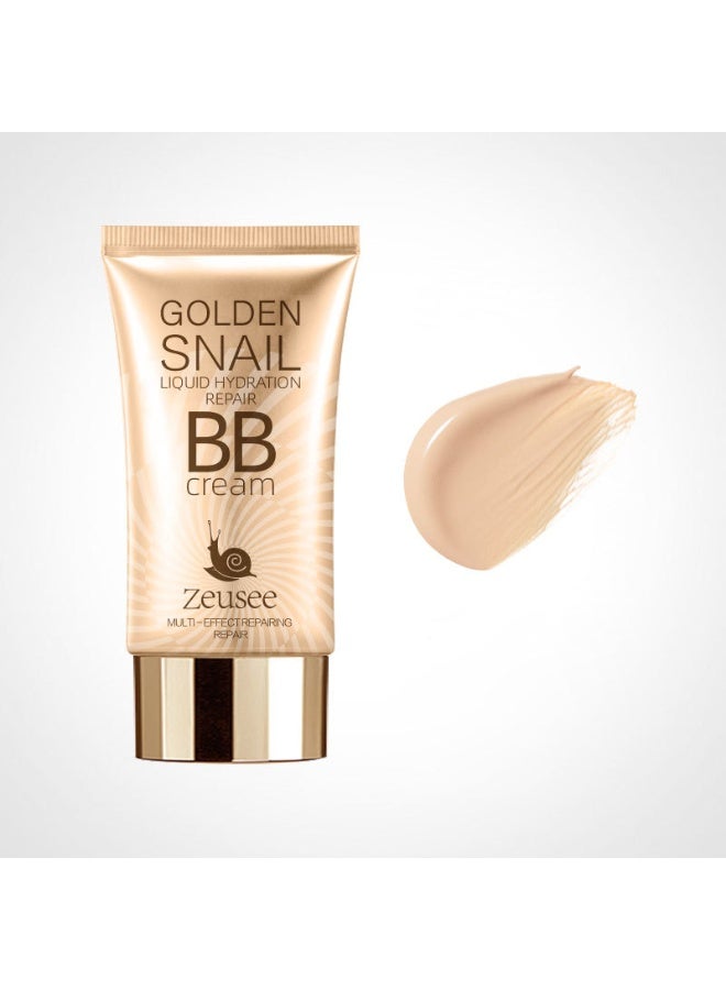 Golden Snail BB Cream - Moisturizing Foundation Primer, Full Coverage Concealer for All Skin Types, Matte Finish, Pore-Hiding & Blemish Covering, BB Cream, Foundation - Image 1