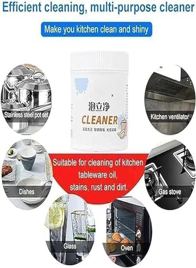 Wandering NAVA PAVA Foam Rust Remover Kitchen All-Purpose Cleaning Powder, Multi-purpose Foam Cleaner Rust Remover, Soak to Clean Greasy Dirt, 2023 Kitchenware Cleaning Agent, Kitchen Cleaning Foam - (1 pc) - Image 3