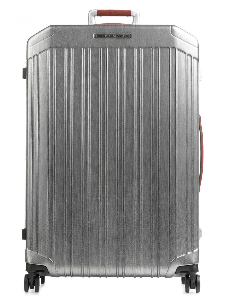 بيكوادرو حقيبة سفر Piquadro BV4428PQLM مقاس 30 بوصة | حقيبة شحن بهيكل صلب من البولي كربونيت (PC) مع قفل TSA و4 عجلات مزدوجة دوارة