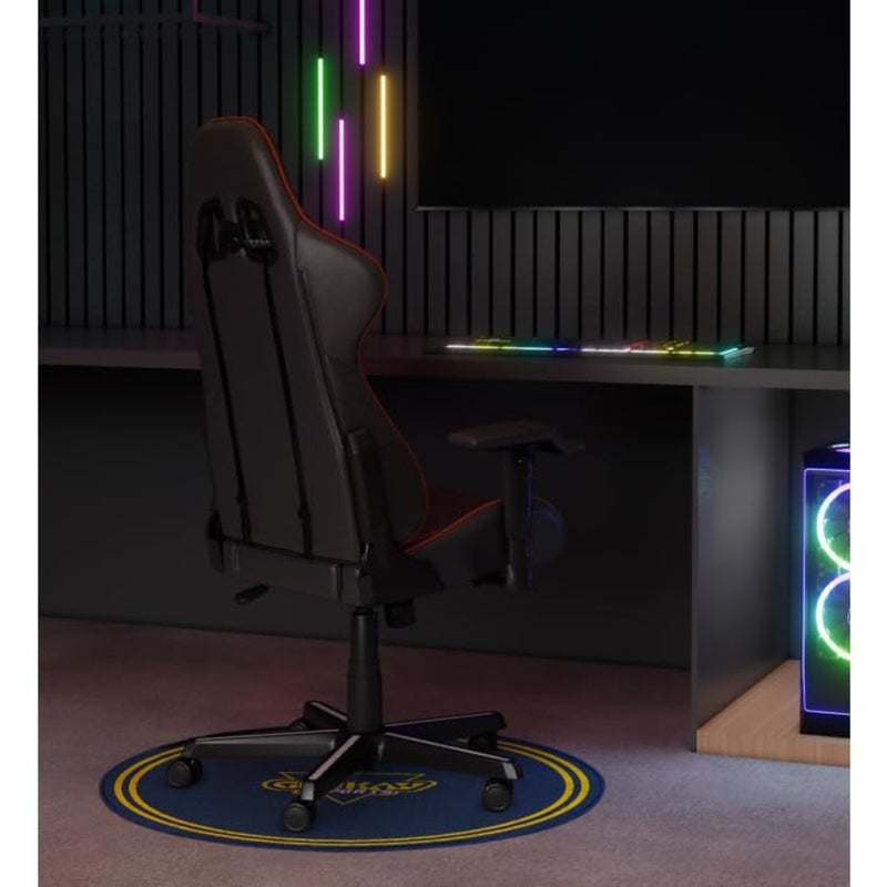 Esports gaming chair mat for hard floors blue PVC material, non-slip backing, durable scratch-resistant surface - Image 5