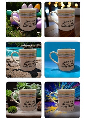 EGE A an Mare Porcelain Mug  - Image 4