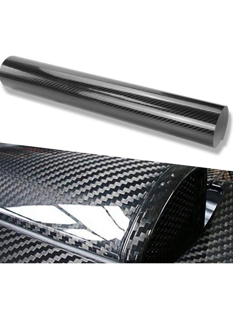 SYOSI Vinyl Wrap Self Adhesive 5D Carbon for Car Van Motorbike Interior and Exterior Tech Bubble Free - Image 1