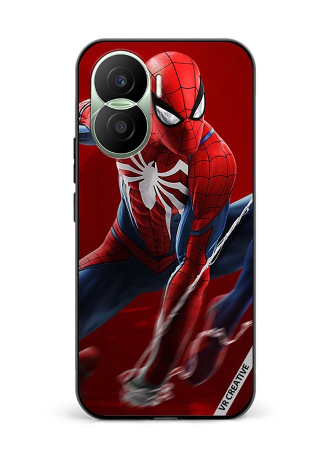 VR CREATIVE Protective Case Cover For Honor Play7T Pro Spiderman Design Multicolour - Image 1