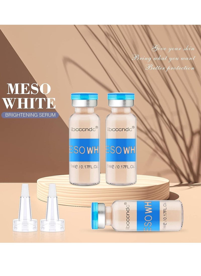 ibcccndc Mesowhite BB Glow Pigment BB Glow Booster Starter Kit Facial Serum Treatment Foundation Anti Aging semi permanent MTS Skin Care Pigment 10 Vials Face Foundation BB Glow Booster  - Image 5