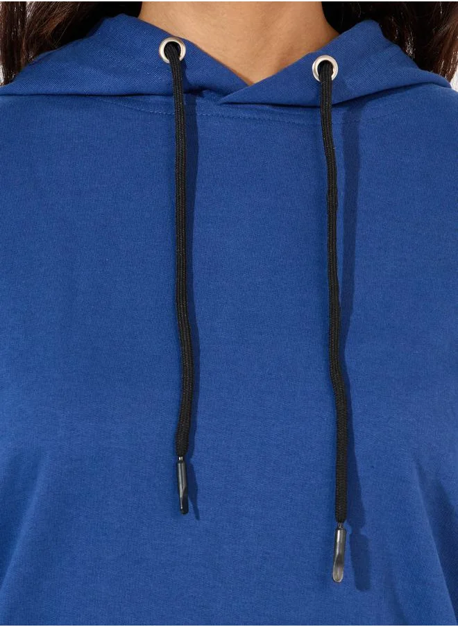 Styli Regular Fit Longline Hoodie