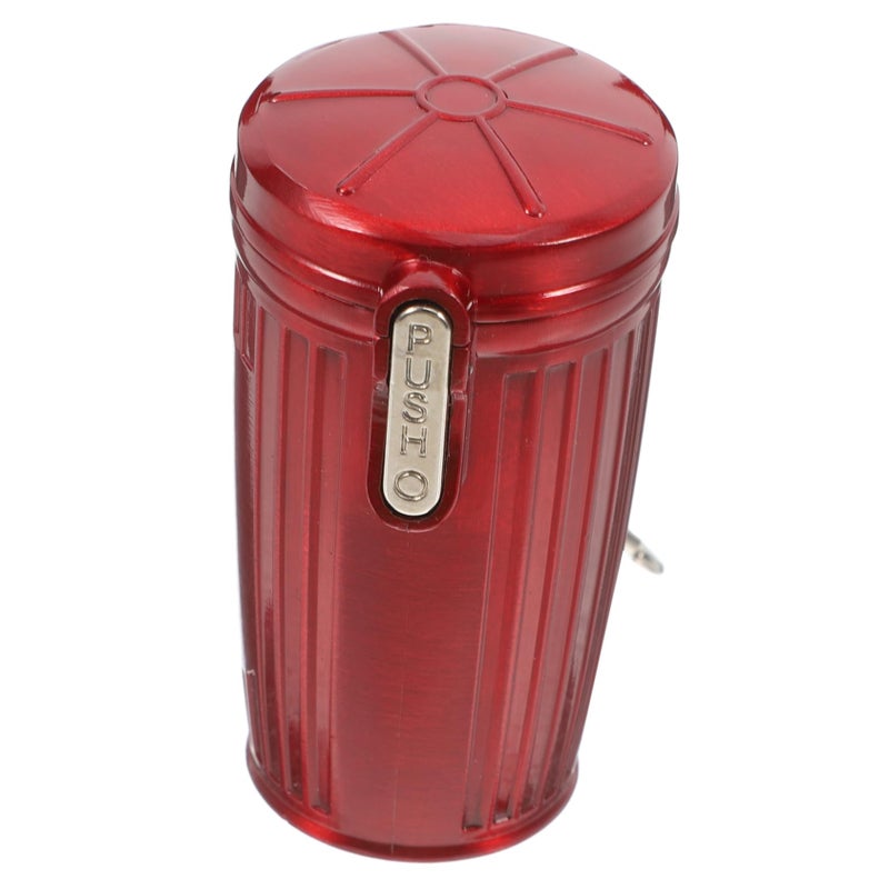 Portable Pocket Ashtray with Key Ring Sealed Lid for Car Travel Indoor Outdoor Use - Image 2