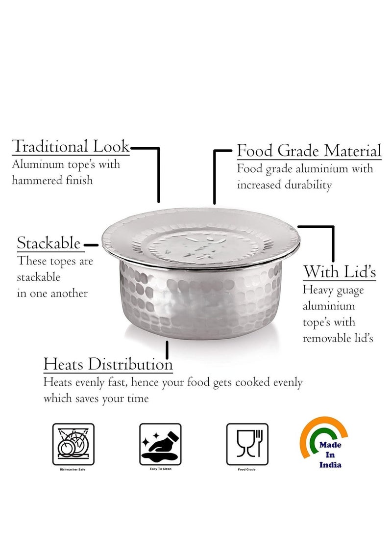 555 Aluminum Pots Set Consisting of 9 Pots  Heavy Indian industry - Image 5