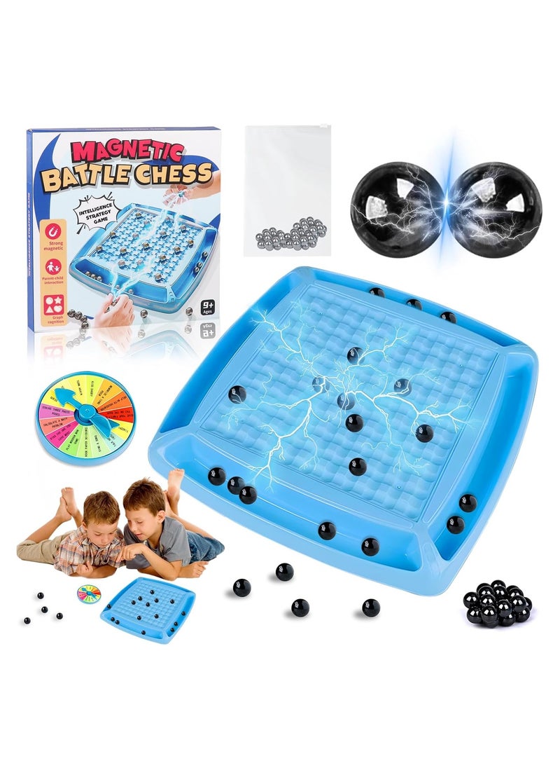 NoNo Magnetic Chess Game, Magnetic Chess Board, Magnetic Table Game, Chess Board Game, Battle Chess with Magnetic, Magnetic Chess Game for Family Reunions and Travel  - Image 1