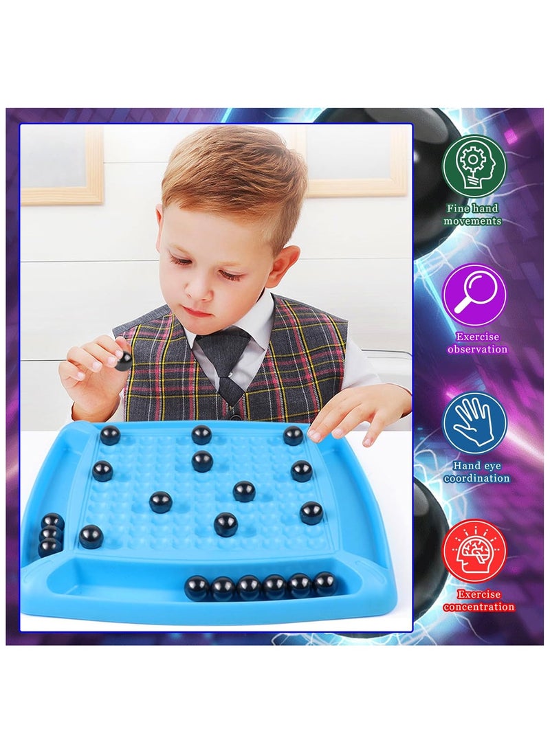 NoNo Magnetic Chess Game, Magnetic Chess Board, Magnetic Table Game, Chess Board Game, Battle Chess with Magnetic, Magnetic Chess Game for Family Reunions and Travel  - Image 2