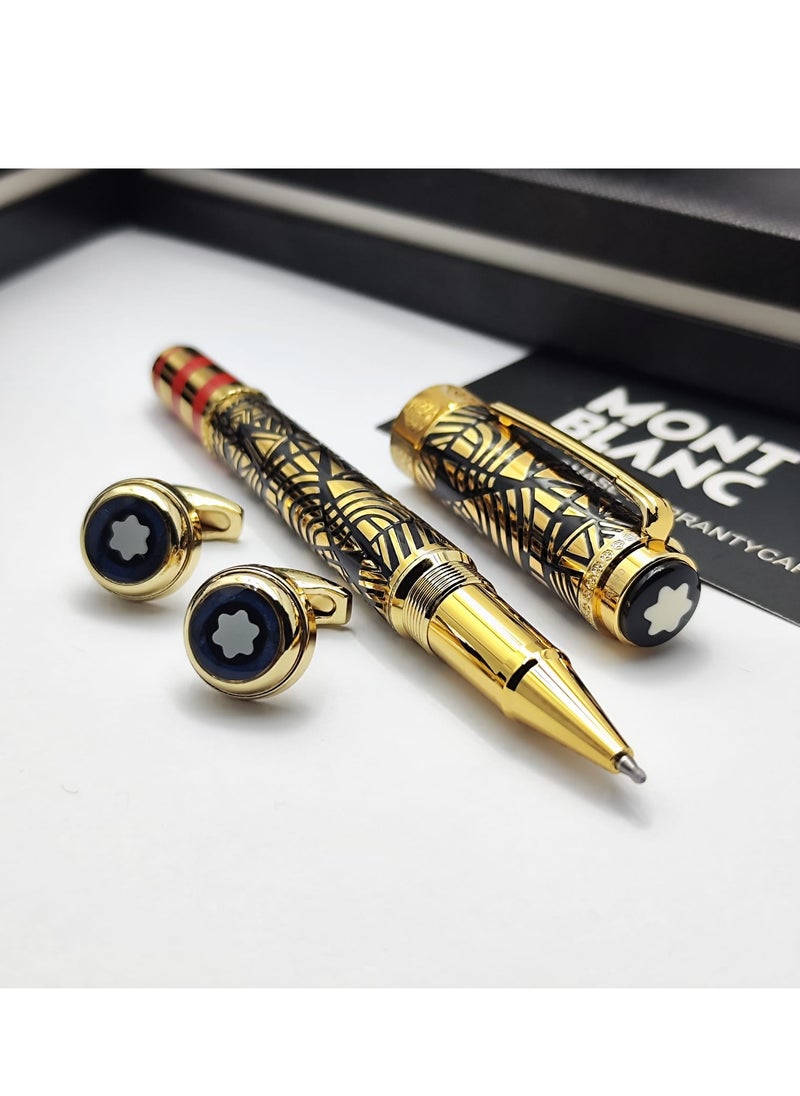 Mont Blanc Mont Blanc pen and cufflink  Estelle Estelle  New latest version  Mont Blanc   💎 ⚡️First class 