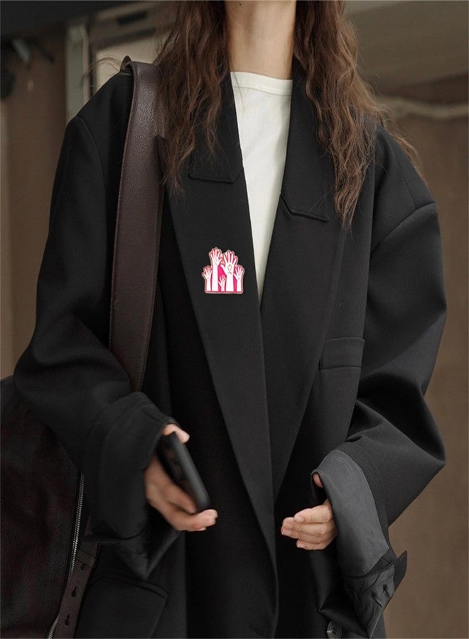 مجموعة دبابيس RLHRNDE للتوعية بسرطان الثدي، 16 قطعة، للنساء والرجال، شارات مينا رقيقة لدعم الناجيات من سرطان الثدي، مناسبة للفعاليات الخيرية والاجتماعية العامة، شارة بالجملة، بيان دعم الناجيات من سرطان الثدي (16 دبوس وردي). - Image 4