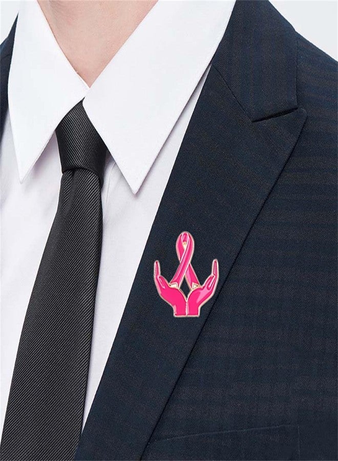 مجموعة دبابيس RLHRNDE للتوعية بسرطان الثدي، 16 قطعة، للنساء والرجال، شارات مينا رقيقة لدعم الناجيات من سرطان الثدي، مناسبة للفعاليات الخيرية والاجتماعية العامة، شارة بالجملة، بيان دعم الناجيات من سرطان الثدي (16 دبوس وردي). - Image 3