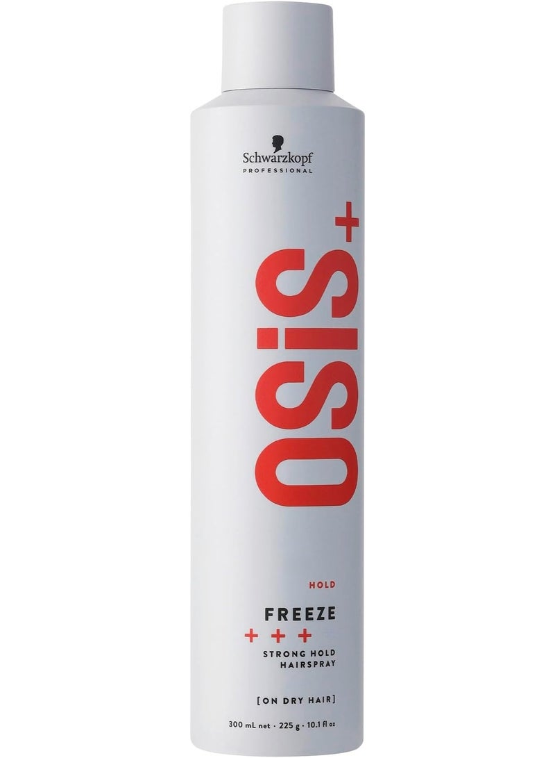 Schwarzkopf Professional OSiS Freeze Strong Hold Hairspray, 300 ml - Image 1
