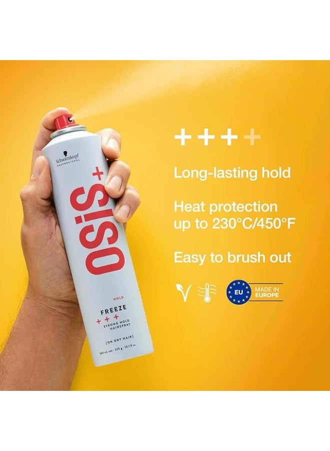 Schwarzkopf Professional OSiS Freeze Strong Hold Hairspray, 300 ml - Image 2