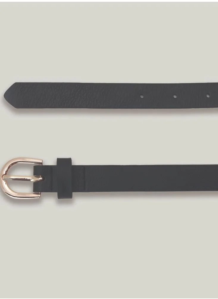 AMICA AMICA Studded Leather Belt - Black