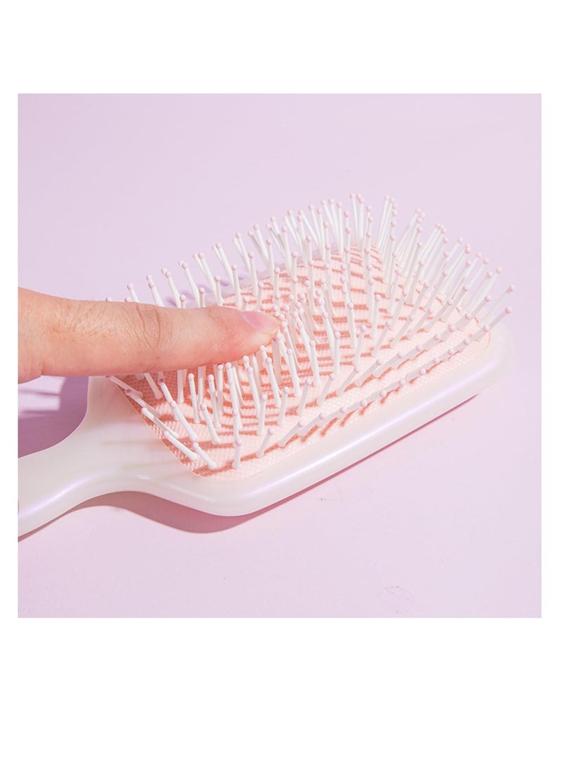 ECVV ECVV Detangler Hairbrush for Gentle Detangling, Scalp Massage, Large Paddle Hair Brush Detangling Hair Brush for Long Hair and All Hair Types, Pink  - Image 4