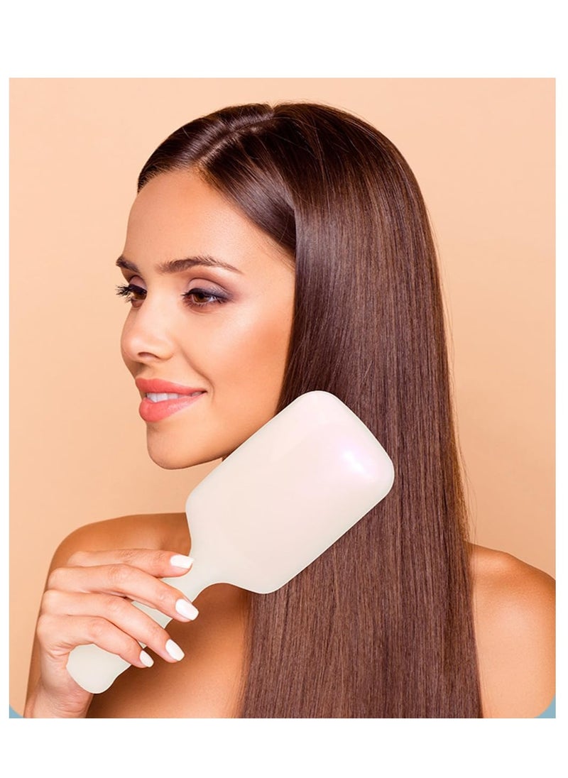 ECVV ECVV Detangler Hairbrush for Gentle Detangling, Scalp Massage, Large Paddle Hair Brush Detangling Hair Brush for Long Hair and All Hair Types, Pink  - Image 5