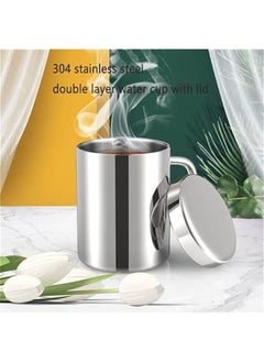 Coffee Mug with Handle, 400ML Insulated Stainless Steel Coffee Travel Mug, Double Wall Vacuum Reusable Coffee Cup with Lid - pzsku/ZC87DA8D98F7EC567DD1EZ/45/_/1725259247/c5f4185c-5ac5-433d-a530-086998aba351