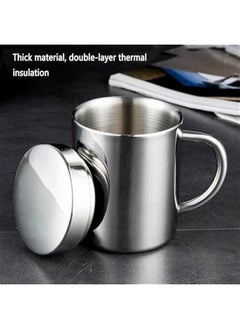 Coffee Mug with Handle, 400ML Insulated Stainless Steel Coffee Travel Mug, Double Wall Vacuum Reusable Coffee Cup with Lid - pzsku/ZC87DA8D98F7EC567DD1EZ/45/_/1725259308/ba7fd1cf-be98-403e-a2f3-8ffa5fe5ee03