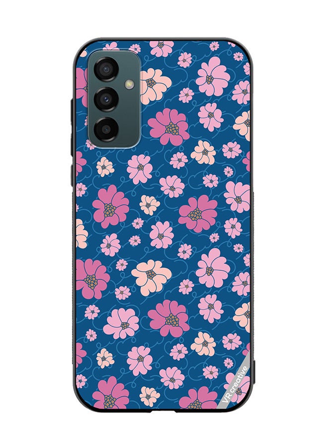 VR CREATIVE Protective Case Cover For Samsung Galaxy F13/M13 Flower Design Multicolour - Image 1