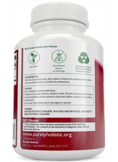Purely Holistic Tart Cherry Extract Capsules 1,000mg - 50% MORE 180 Capsules, 3 Month Supply - Blend with Tart Cherry and Celery Seed Powder - Powerful Antioxidant for Advanced Uric Acid Cleanse & Joint Support  - Image 3