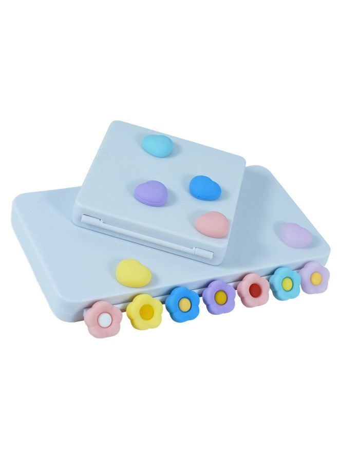 Nintendo SWITCH Handle Rocker Cap Floral Love Silicone Non-slip Protective Cap Lite/joy-con Accessories-Product Color:Sw_♥Deep Purple  - Image 5