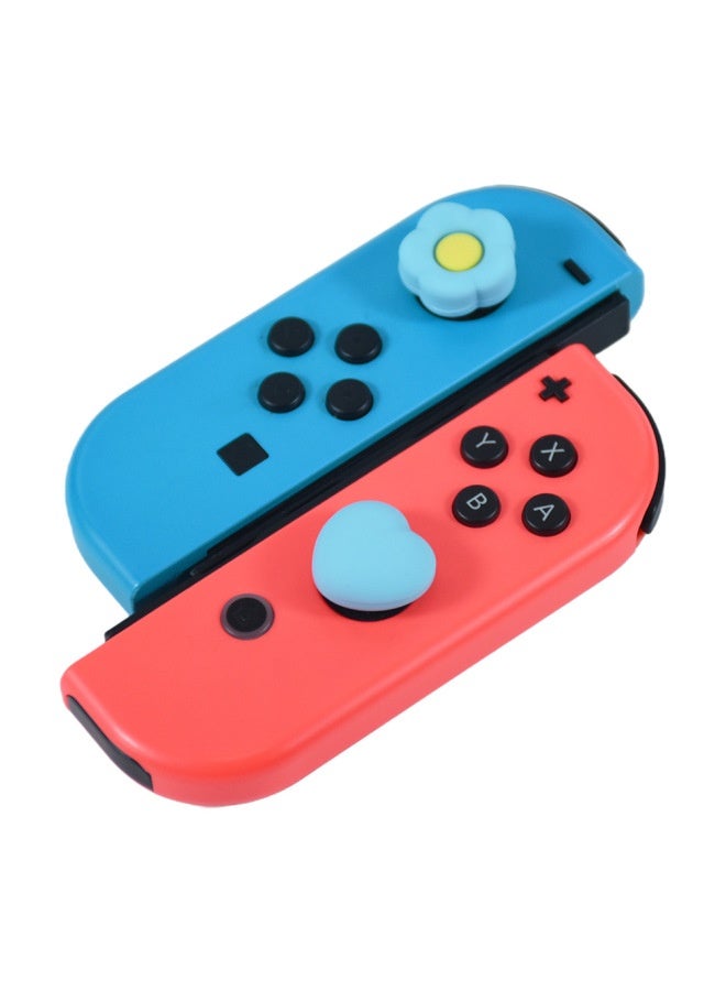Nintendo SWITCH Handle Rocker Cap Floral Love Silicone Non-slip Protective Cap Lite/joy-con Accessories-Product Color:Sw_♥Deep Purple  - Image 4