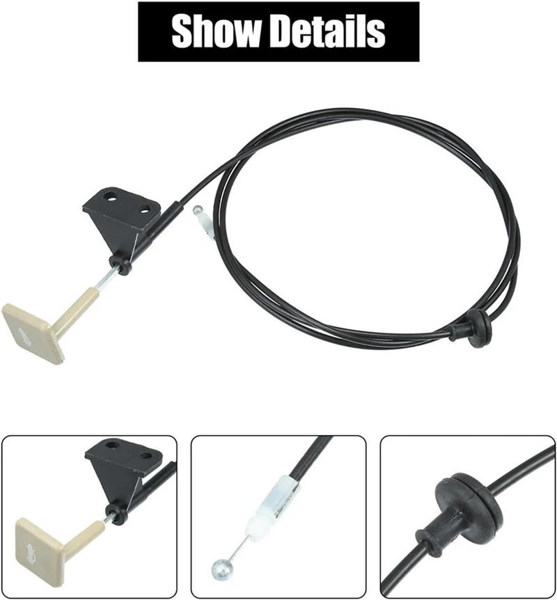 Wivplex Car Bonnet Wire Release Cable for Civic 2006-2011 - Image 3