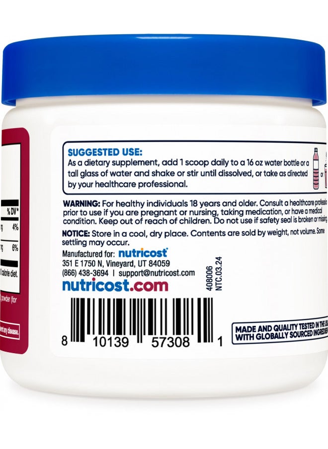Nutricost Electrolyte Complex Powder (60 Servings, Grape) - Hydration Supplement Drink Mix with Vitamins and Minerals
